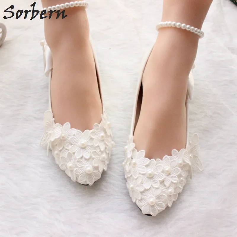 Sorbern White Lace Butterfly Flower Wedding Shoes Flat Shoe Women Ladies Shoes Size 38 Beaded Bridesmaid Flat Shoes New
Sorbern White Lace Butterfly Flower Wedding Shoes Flat Shoe Women Ladies Shoes Size 38 Beaded Bridesmaid Flat Shoes New