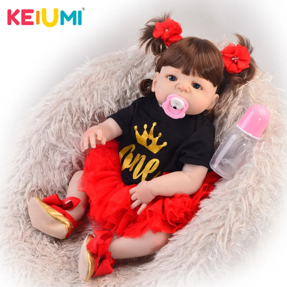 Special 23 Inch 57 cm Reborn Baby Girl Full Silicone Body Reborn Dolls Realistic Kids Playmates Baby Toys Girl Birthday Gifts
Special 23 Inch 57 cm Reborn Baby Girl Full Silicone Body Reborn Dolls Realistic Kids Playmates Baby Toys Girl Birthday Gifts