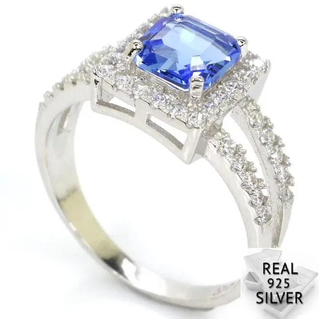 3.4g Real 925 Solid Sterling Silver Ravishing Top Violet Tanzanite CZ Woman's Rings 21x10mm
3.4g Real 925 Solid Sterling Silver Ravishing Top Violet Tanzanite CZ Woman's Rings 21x10mm