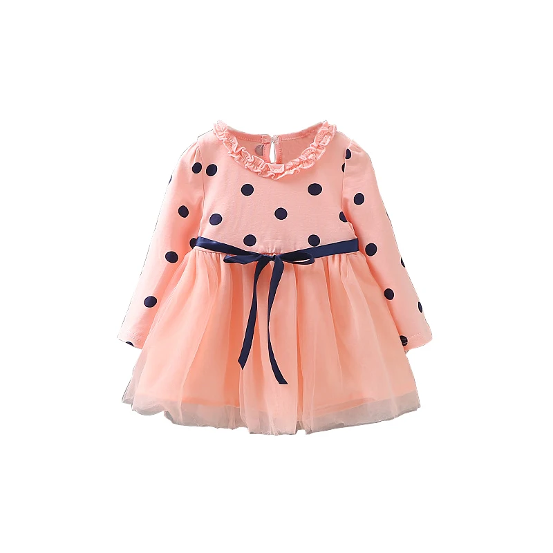 Spring Autmn New Girls Sweet Polka Dot Dress Children's Clothing Cotton Bebe Dress Baby Girl Clothes Wedding Dress Bow Cute Full
Spring Autmn New Girls Sweet Polka Dot Dress Children's Clothing Cotton Bebe Dress Baby Girl Clothes Wedding Dress Bow Cute Full