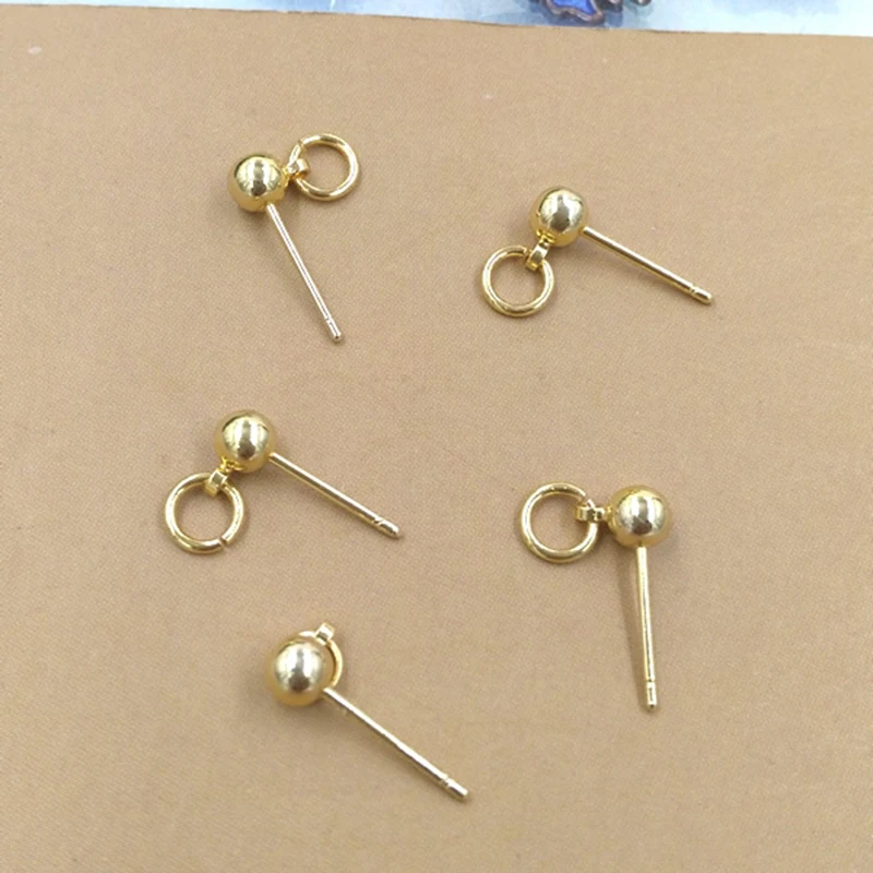 20pcs/lot 4*13mm Gold Silver Color Round Earring Pins Backs For Fashion Stud Earrings DIY Earring Jewelry Marking Findings
20pcs/lot 4*13mm Gold Silver Color Round Earring Pins Backs For Fashion Stud Earrings DIY Earring Jewelry Marking Findings