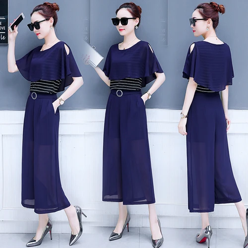 Goddess Jumpsuits Chiffon Loose Office Lady Summer Jumpsuit Combinaison Femme Salopette Overalls Bodysuit Macacao Rompers
Goddess Jumpsuits Chiffon Loose Office Lady Summer Jumpsuit Combinaison Femme Salopette Overalls Bodysuit Macacao Rompers