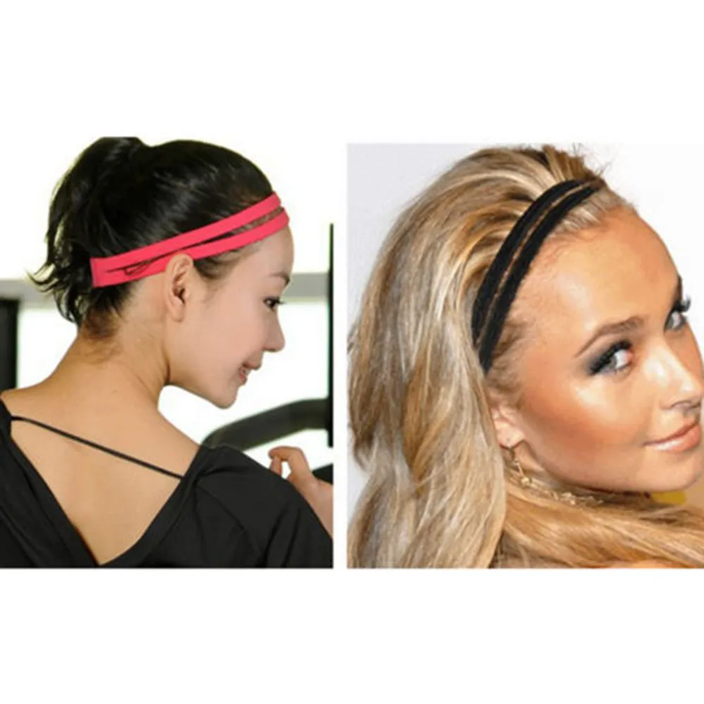 10pcs Women Double Band Elastic Sports Yoga Hairband Headband Anti-Slip Hair Rope running sport hair band Yoga Accessories
10pcs Women Double Band Elastic Sports Yoga Hairband Headband Anti-Slip Hair Rope running sport hair band Yoga Accessories