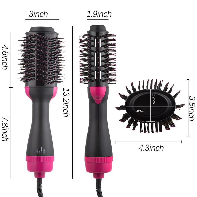 Multifunctional Hot Hair Dryer Brush Negative lon Hair Straightener brush Hair Curler Curling Iron Hair Blower Dryer Comb
Multifunctional Hot Hair Dryer Brush Negative lon Hair Straightener brush Hair Curler Curling Iron Hair Blower Dryer Comb