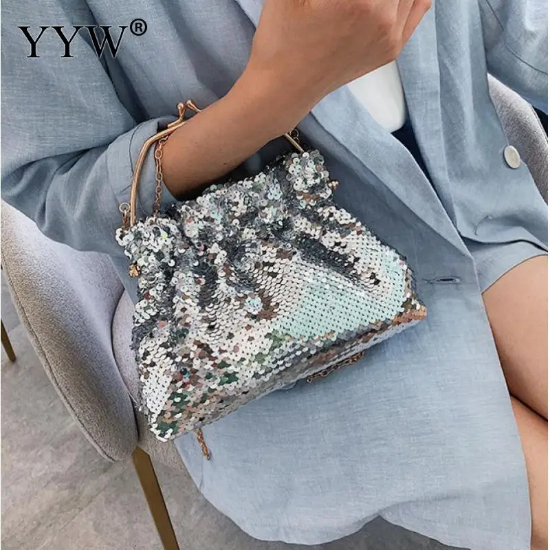 Black Women Handbag Sequined Pochette Mariage Sac Femme Fashion Style Top Handle Hand Bags Silver Clutch Bag Purses And Handbags
Black Women Handbag Sequined Pochette Mariage Sac Femme Fashion Style Top Handle Hand Bags Silver Clutch Bag Purses And Handbags
