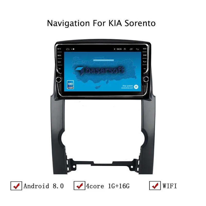 10 1 "Android 8 автомобиля gps навигации для Kia Sorento 2009 2010 2011 2012 Автомобиль Радио Стерео