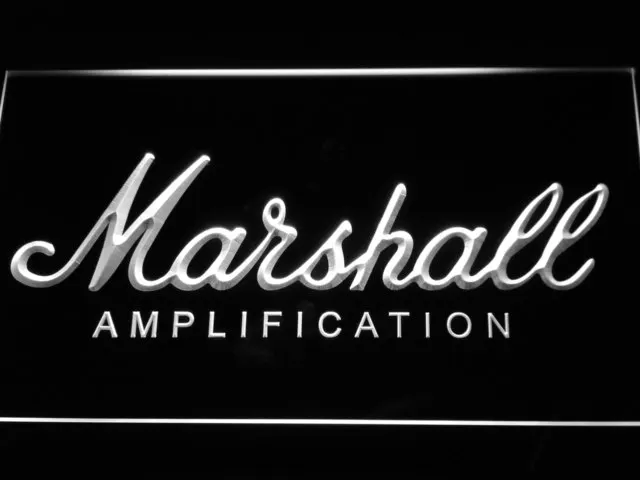 K168 Marshall гитары усилитель басов светодиодный неоновый знак с переключателем