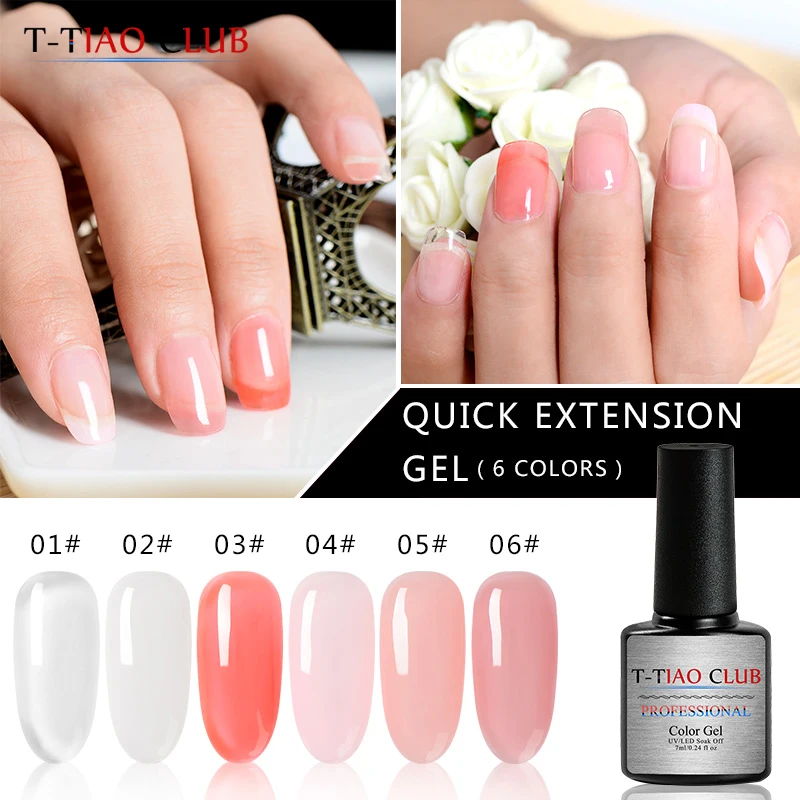 T-TIAO CLUB 7ml Acrylic Poly Quick Building Extension Nail Gel Polish Clear Pink Nude Nail Tips Builder UV Gel Nail Art
T-TIAO CLUB 7ml Acrylic Poly Quick Building Extension Nail Gel Polish Clear Pink Nude Nail Tips Builder UV Gel Nail Art