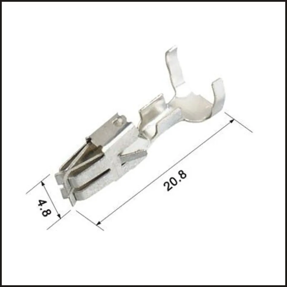 Terminals wire connector female cable connector male terminal Plugs sockets seal Copper terminal H62Y2 DJ6218B-6.3B
Terminals wire connector female cable connector male terminal Plugs sockets seal Copper terminal H62Y2 DJ6218B-6.3B
