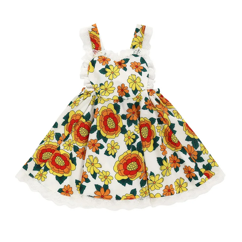 Toddler Girls Princess Dress 2019 New Fashion Summer Cotton Sleeveless Sunflower Lace Sling Dress 1-5Yrs Kids Clothes Ball Gown
Toddler Girls Princess Dress 2019 New Fashion Summer Cotton Sleeveless Sunflower Lace Sling Dress 1-5Yrs Kids Clothes Ball Gown