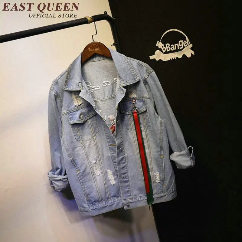 Jean jacket 2018 women embroidered denim female ladies bomber jacket with embroidery coat autumn jacket for women KK2129 Y
Jean jacket 2018 women embroidered denim female ladies bomber jacket with embroidery coat autumn jacket for women KK2129 Y