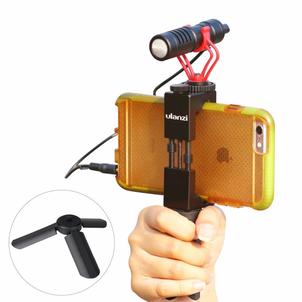 Ulanzi Smartphone Video Microphone with Handle Grip Tripod for iPhone HuaWei Filmmaking Rig stabilizer Live Streaming shotgunMic
Ulanzi Smartphone Video Microphone with Handle Grip Tripod for iPhone HuaWei Filmmaking Rig stabilizer Live Streaming shotgunMic