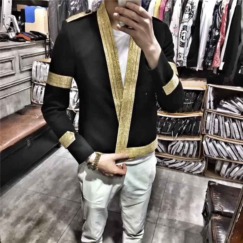 Autumn Night Hairstyle Division Personality Loose Coat Jacket Tide Men Suit Coat Male Trend Hip-hop Blazers Man's Suit
Autumn Night Hairstyle Division Personality Loose Coat Jacket Tide Men Suit Coat Male Trend Hip-hop Blazers Man's Suit