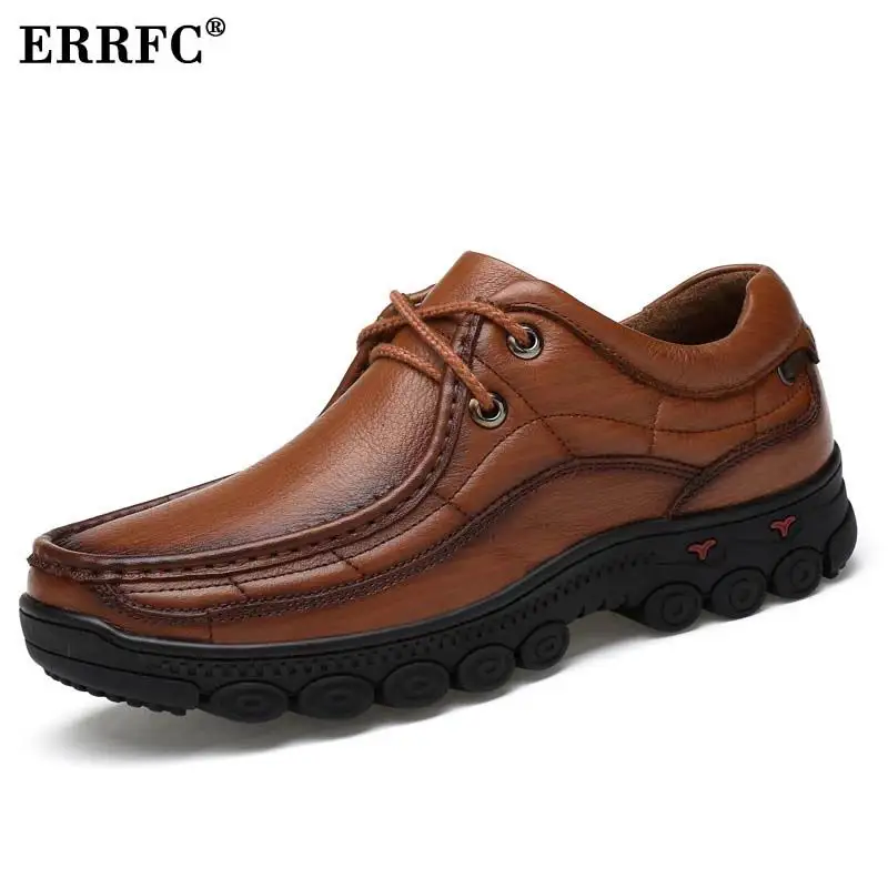 ERRFC New Arrival Fashion Men Brown Leather Shoes Designer Lace Up Black Leisure Dress Shoes Man Plus Size 38-48 Father Shoes
ERRFC New Arrival Fashion Men Brown Leather Shoes Designer Lace Up Black Leisure Dress Shoes Man Plus Size 38-48 Father Shoes