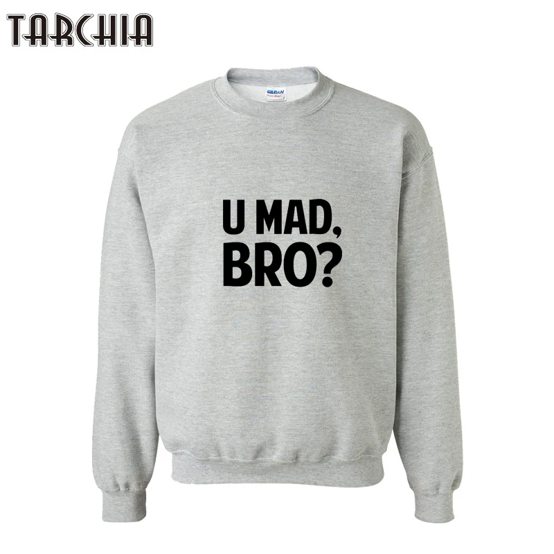 TARCHIA Top Quality U MAD BRO Print Men Hoodies 2021 New Hip Hop Hoodies Street Wear Long Sleeve Casual Sweatshirts XXL
TARCHIA Top Quality U MAD BRO Print Men Hoodies 2021 New Hip Hop Hoodies Street Wear Long Sleeve Casual Sweatshirts XXL