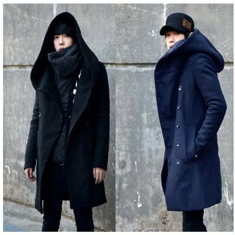 2017 Fashion Cheap Mens Pea Coat With Hood Double Breasted Long Wool Trench Coat Men Overcoat,Grey Black Navy Blue,Plus Size 3XL
2017 Fashion Cheap Mens Pea Coat With Hood Double Breasted Long Wool Trench Coat Men Overcoat,Grey Black Navy Blue,Plus Size 3XL