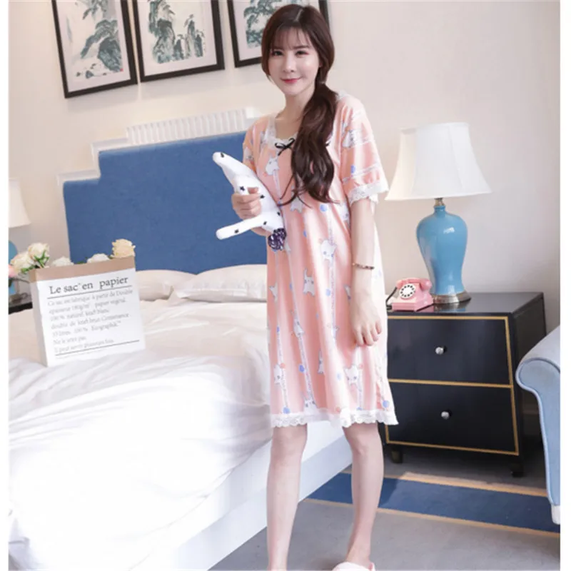2018 Summer Lady Nightgown Women Nightwear Nightdress Female Sleeveless Nighty Sexy Sleepwear Sleepshirt Home Clothing AD0401
2018 Summer Lady Nightgown Women Nightwear Nightdress Female Sleeveless Nighty Sexy Sleepwear Sleepshirt Home Clothing AD0401
