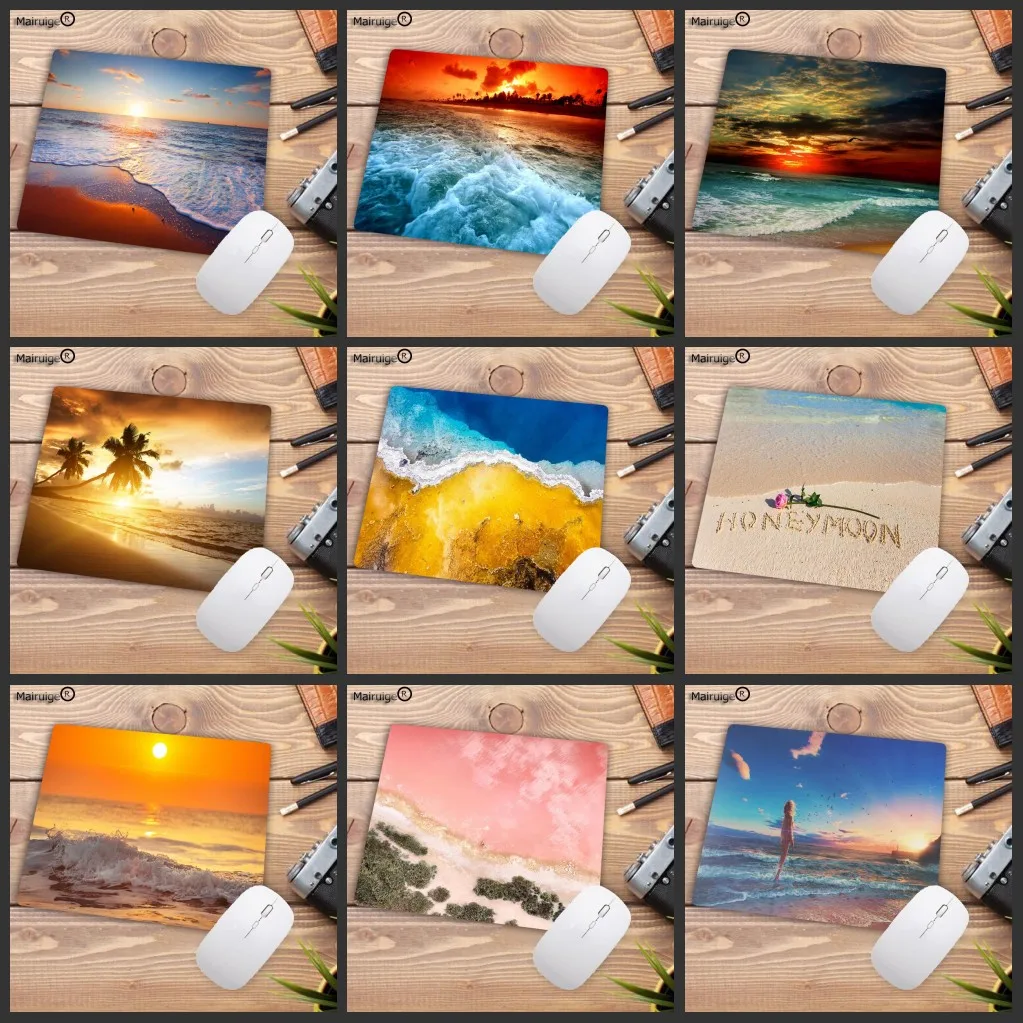 Mairuige Big Promotion New Design Beach Scenery Gaming Mouse pad PC Computer mat Size for 180x220x2mm Rubber Mousemats
Mairuige Big Promotion New Design Beach Scenery Gaming Mouse pad PC Computer mat Size for 180x220x2mm Rubber Mousemats