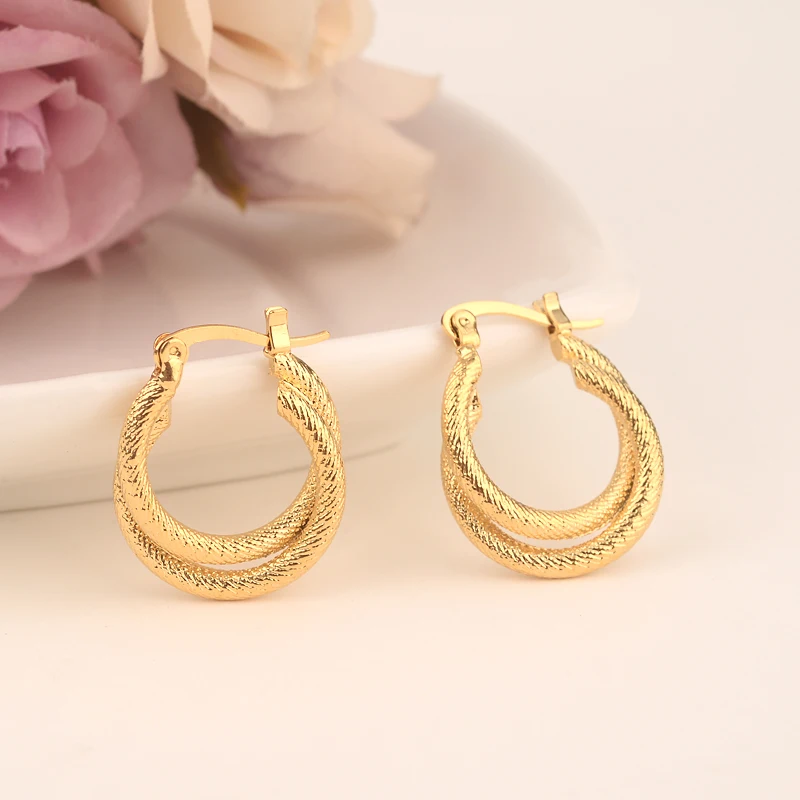 Bangrui EuropeanAmerican Fashion gift Gold Color women girls Hoop Earrings High Quality Earrings Statement Earrings african
Bangrui EuropeanAmerican Fashion gift Gold Color women girls Hoop Earrings High Quality Earrings Statement Earrings african