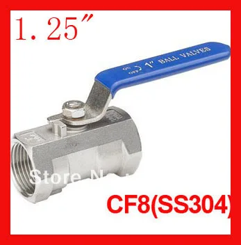 Новое поступление, 1 шт., шаровой кран CF8 1,25 дюйма, цельный шаровой кран с внутренней резьбой для воды, масла и газа
Новое поступление, 1 шт., шаровой кран CF8 1,25 дюйма, цельный шаровой кран с внутренней резьбой для воды, масла и газа