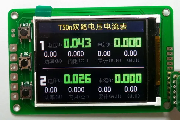 T50N USB Dual channel Power Voltage Current Monitor for QC2/3/USB QC3.0 QC2.0 Tester Meter
T50N USB Dual channel Power Voltage Current Monitor for QC2/3/USB QC3.0 QC2.0 Tester Meter