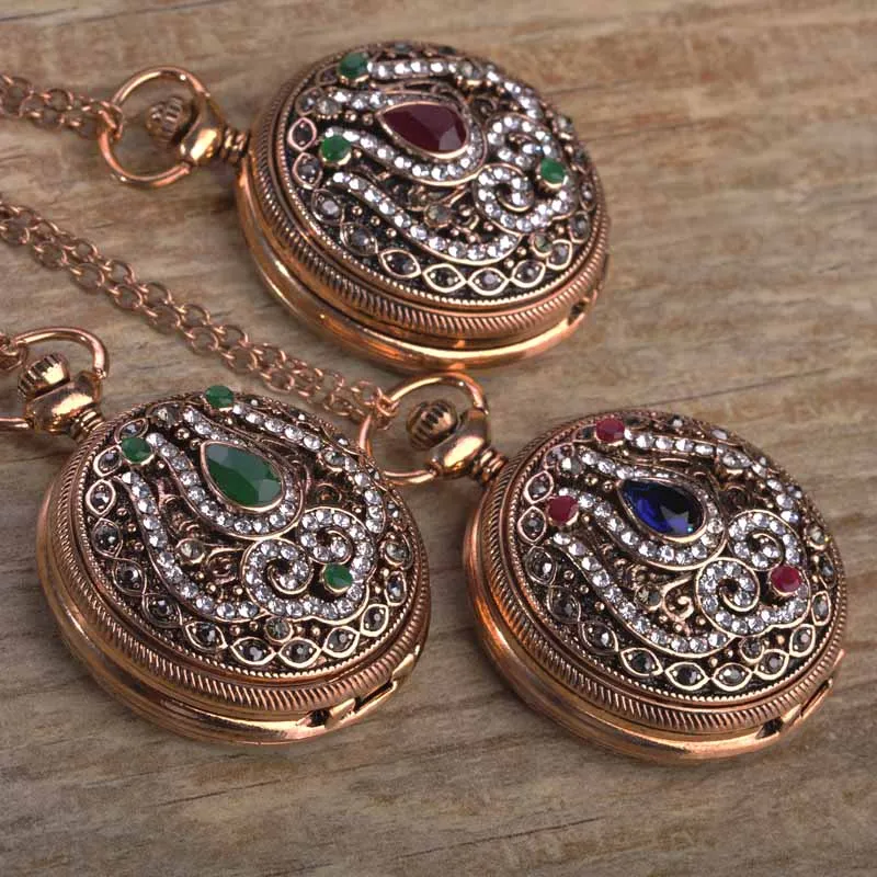 Blucome New Turkish Quartz Pocket Watch Necklace For Women Resin Antique Gold Color Vintage Sweater Pendant Necklace Bijuterias
Blucome New Turkish Quartz Pocket Watch Necklace For Women Resin Antique Gold Color Vintage Sweater Pendant Necklace Bijuterias