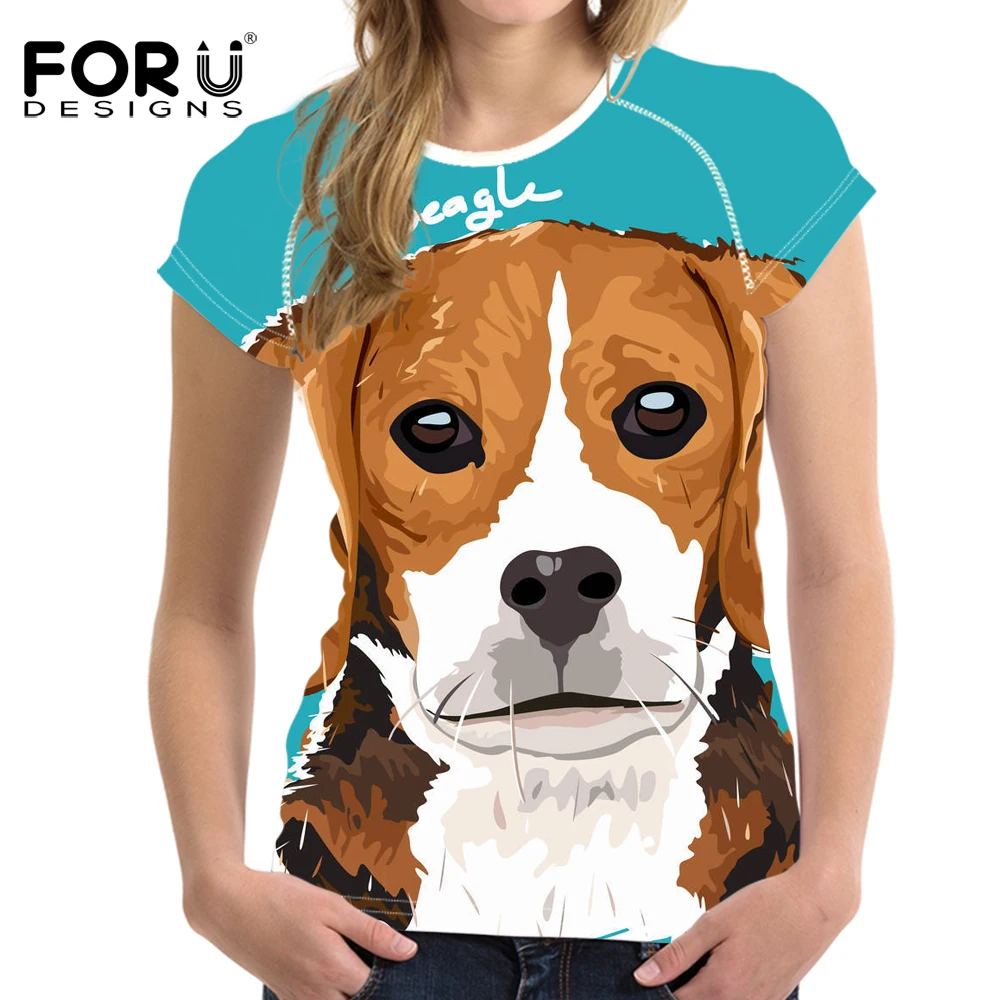 FORUDESIGNS Beagle Printed T Shirt Women Harajuku Tee Shirt Femme for Females Fitness Clothing Kawaii Dog Summer Tops Couple Tee
FORUDESIGNS Beagle Printed T Shirt Women Harajuku Tee Shirt Femme for Females Fitness Clothing Kawaii Dog Summer Tops Couple Tee
