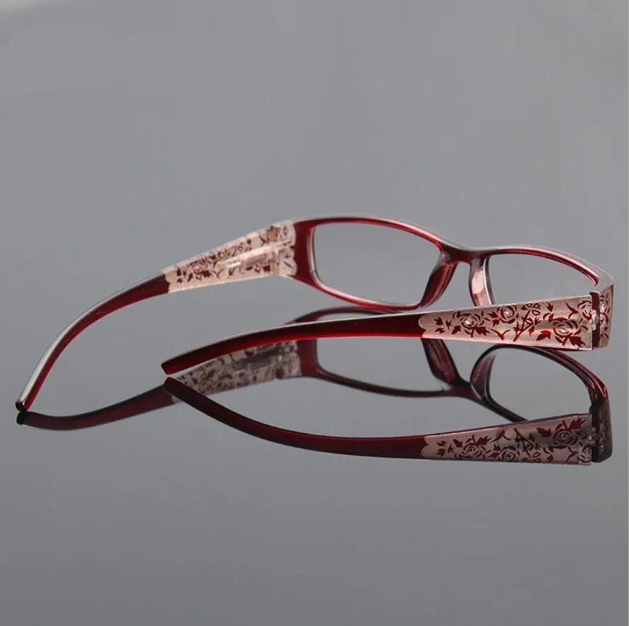 

Retro Elegant Metal Spring Hinge Reading Glasses Women Anti-Fatigue Anti-Radiation Diopter Presbyopic Glasses