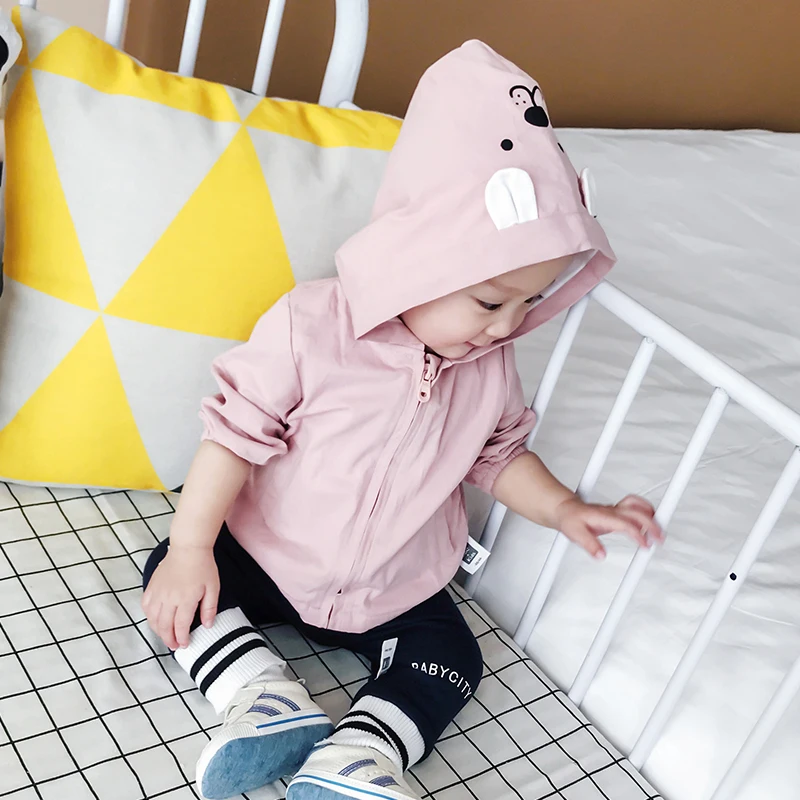 Lemonmiyu/однотонные модные весенние пальто для малышей куртки с капюшоном и
