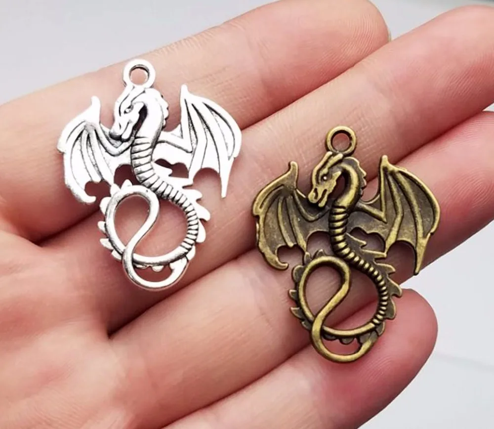 10pcs/lot--34x26mm, dragon cham,Antique silver plated /bronze plated Dragon charms,DIY supplies, Jewelry accessories
10pcs/lot--34x26mm, dragon cham,Antique silver plated /bronze plated Dragon charms,DIY supplies, Jewelry accessories