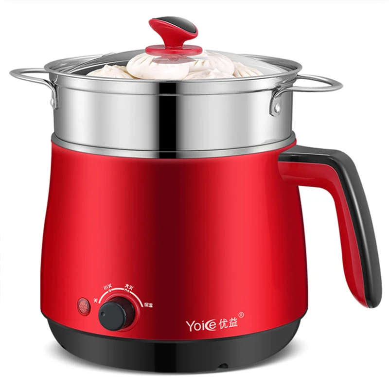 Новейший Mini1.5L пищевой нержавеющей стали горячий горшок плита электрический
