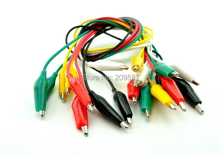 50pcs Leads Alligator Crocodile Double-ended Test Roach Clip Jumper Wire Drop Shipping Wholesale
50pcs Leads Alligator Crocodile Double-ended Test Roach Clip Jumper Wire Drop Shipping Wholesale