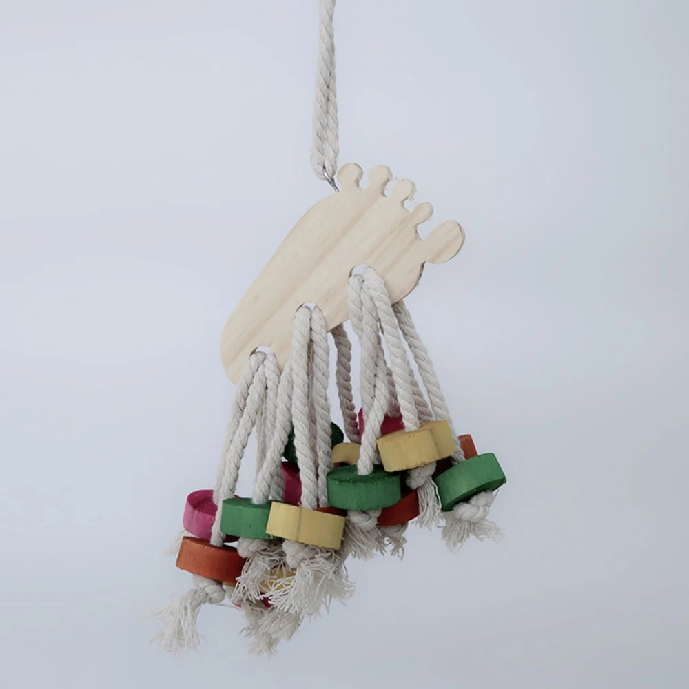 Wooden foot and pcs Chew Bite Swing Toy for Parrot Bird Products Pet Toy Accessories Cockatiel Parrot hang Toy BT014
Wooden foot and pcs Chew Bite Swing Toy for Parrot Bird Products Pet Toy Accessories Cockatiel Parrot hang Toy BT014
