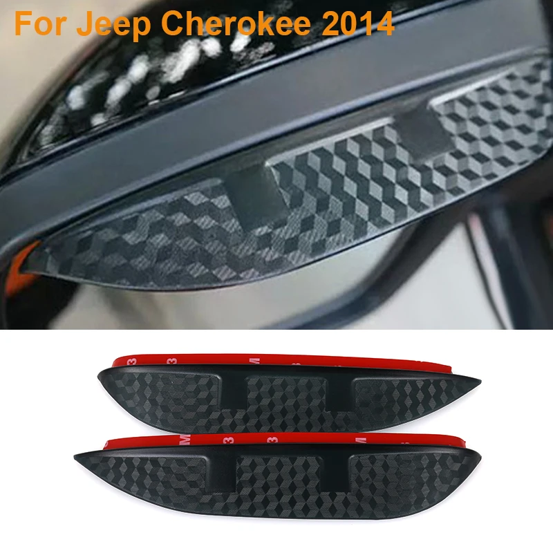 2016 Car Styling Carbon Rearview Mirror Rain Blades Car Back Mirror Eyebrow Rain Cover Protector For Jeep Cherokee 2014-2016
2016 Car Styling Carbon Rearview Mirror Rain Blades Car Back Mirror Eyebrow Rain Cover Protector For Jeep Cherokee 2014-2016