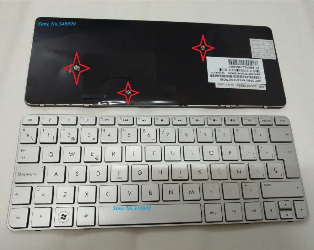 new Keyboard for HP Mini 210-2000 210-2100 210-2200 Silver Color with frame Spainish
new Keyboard for HP Mini 210-2000 210-2100 210-2200 Silver Color with frame Spainish