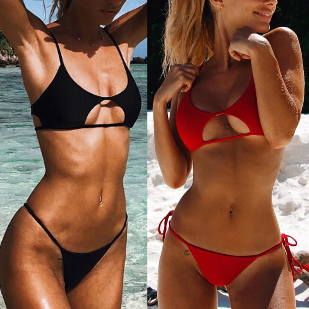Fashion Sexy Hot Womens Solid Bikini Set Push-Up Padded Swim wear Swim Suit Bathing Beachwear For Summer 2019 NEW
Fashion Sexy Hot Womens Solid Bikini Set Push-Up Padded Swim wear Swim Suit Bathing Beachwear For Summer 2019 NEW