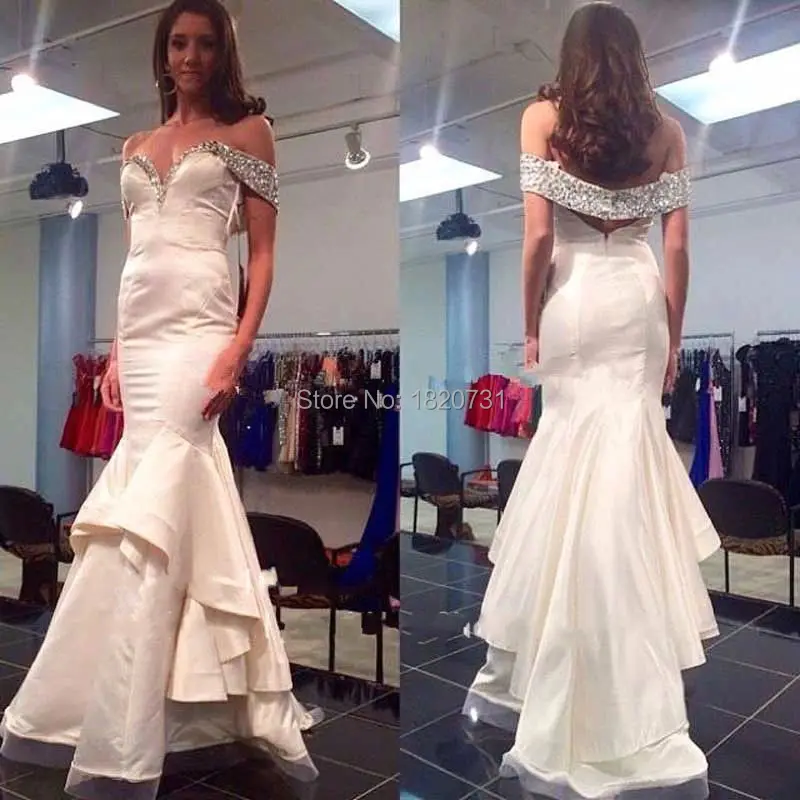2020 Ivory Crystals Formal Evening Dress Sweetheart Mermaid Ruffles Floor-Length Abendkleider Vestidos De Fiesta Robe De Soiree
2020 Ivory Crystals Formal Evening Dress Sweetheart Mermaid Ruffles Floor-Length Abendkleider Vestidos De Fiesta Robe De Soiree