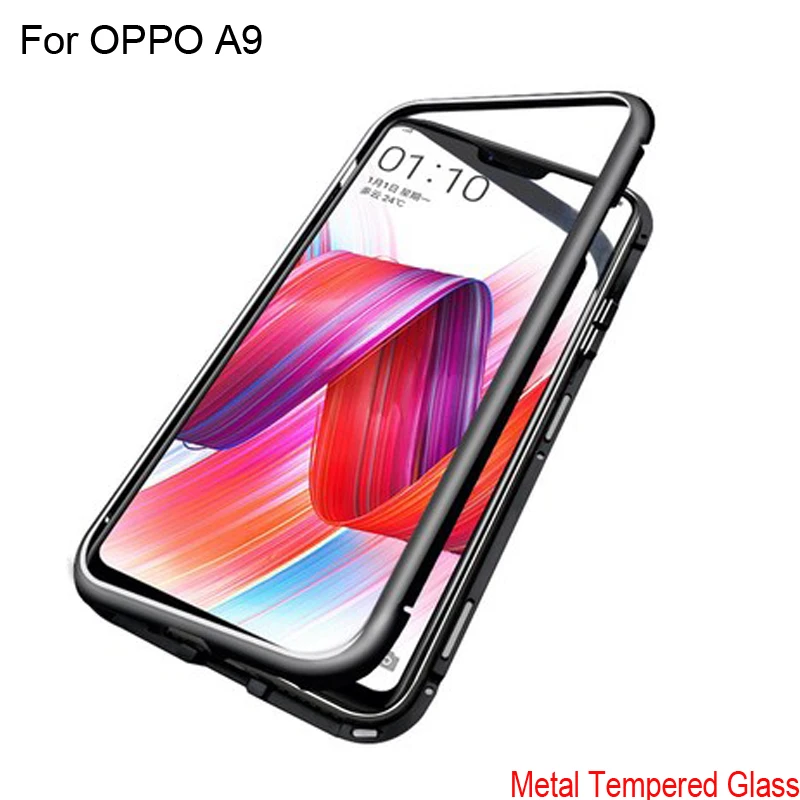 Роскошный чехол с магнитной адсорбцией для OPPO A9 a9, металлический каркас, прозрачный чехол из закаленного стекла для OPPO A 9, магнитный откидно...
Роскошный чехол с магнитной адсорбцией для OPPO A9 a9, металлический каркас, прозрачный чехол из закаленного стекла для OPPO A 9, магнитный откидно...