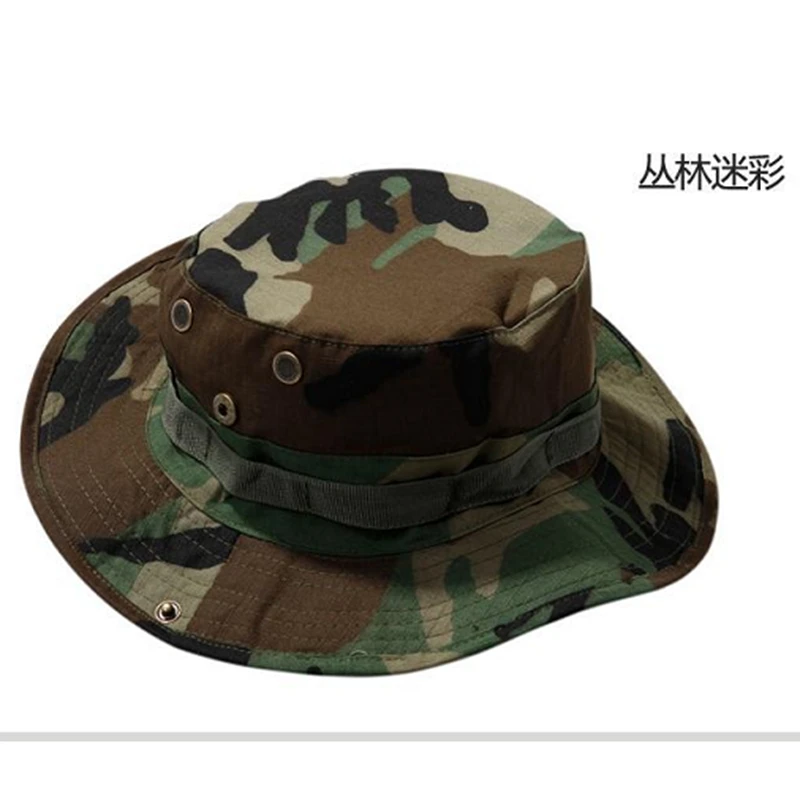Outdoor Hunting Tactical Boonie hat Men sunscreen combat soldier cap camouflage military Mystery camouflage cap fishing cap
Outdoor Hunting Tactical Boonie hat Men sunscreen combat soldier cap camouflage military Mystery camouflage cap fishing cap