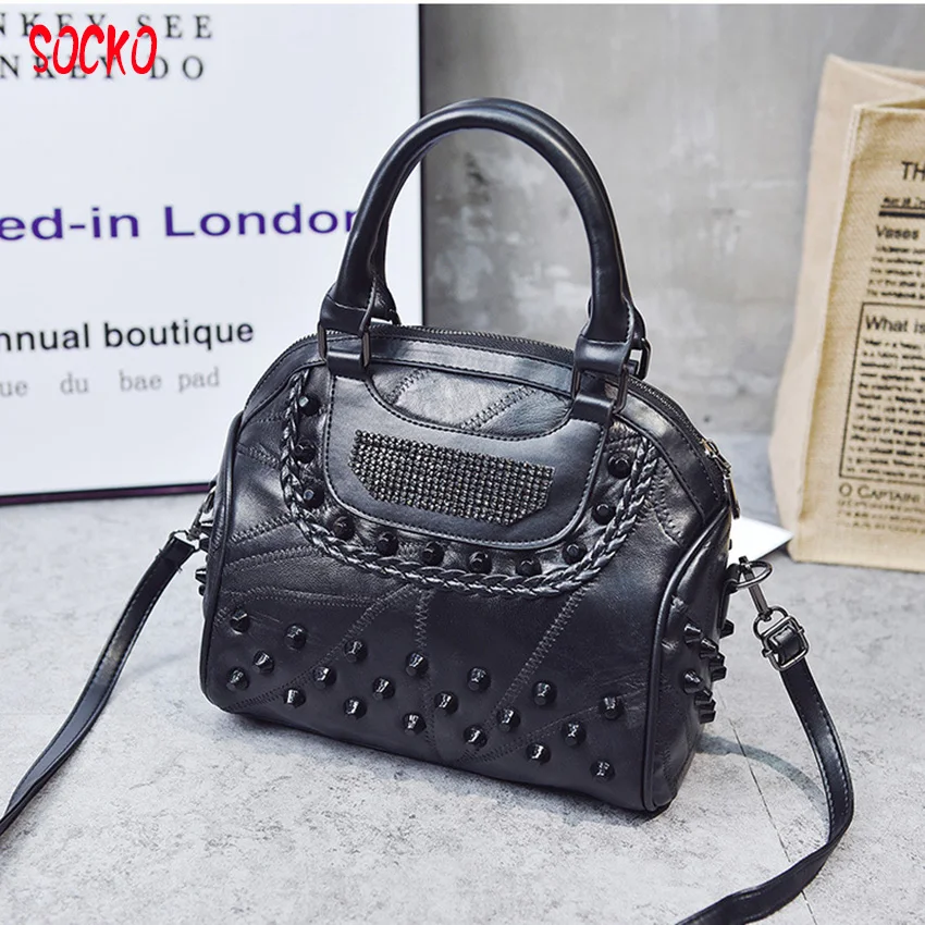 2018 New women rivet on side leather crossbody messenger bags Handbag and purses ladies saddle shoulder handbag ZL58
2018 New women rivet on side leather crossbody messenger bags Handbag and purses ladies saddle shoulder handbag ZL58
