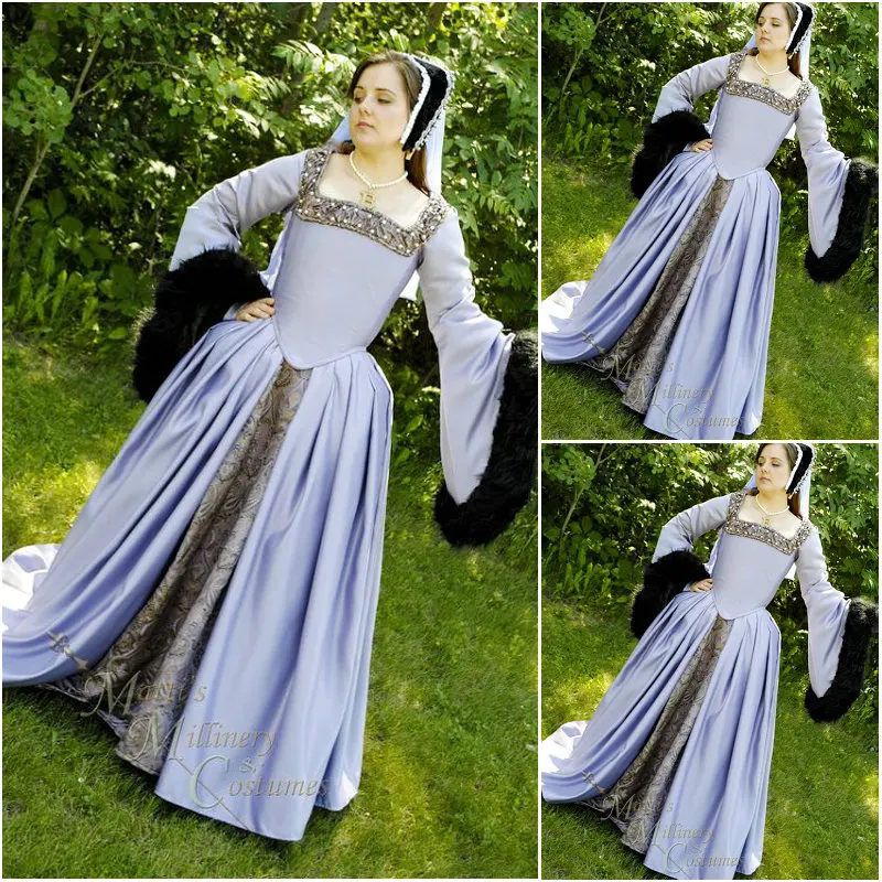 HistoricalCustomer-made Blue Vintage Costumes Renaissance Dresses Steampunk dress Gothic Cosplay Halloween Dresses C-1163
HistoricalCustomer-made Blue Vintage Costumes Renaissance Dresses Steampunk dress Gothic Cosplay Halloween Dresses C-1163