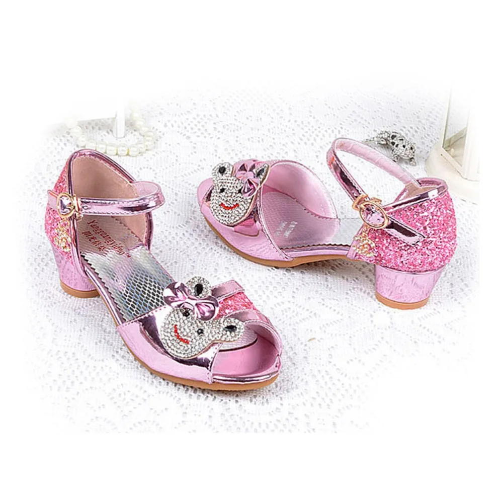 Child girl shoes princess bow rhinestone bear sequins shoes crystal shoes wedding party high heels
Child girl shoes princess bow rhinestone bear sequins shoes crystal shoes wedding party high heels