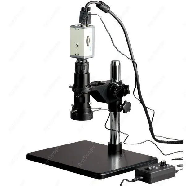 Single Zoom-AmScope Supplies 11X-80X Monocular Zoom Microscope + Low Lux HD Analog TV Camera SKU: H800-CCD-LL
Single Zoom-AmScope Supplies 11X-80X Monocular Zoom Microscope + Low Lux HD Analog TV Camera SKU: H800-CCD-LL