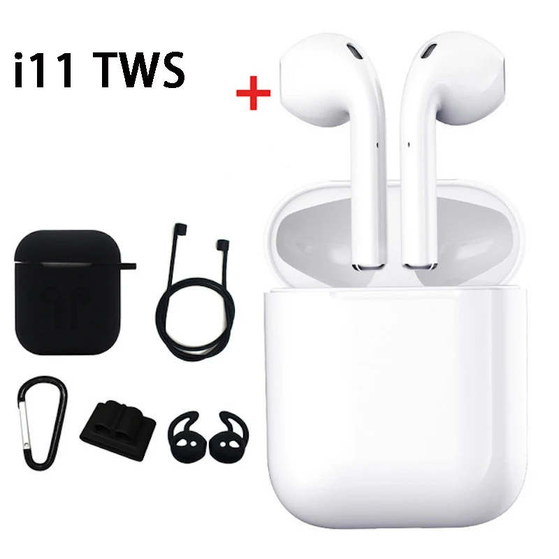 I11 TWS оригинальные всплывающие W1 Chip Bluetooth наушники 4D с ультранизкими басами
