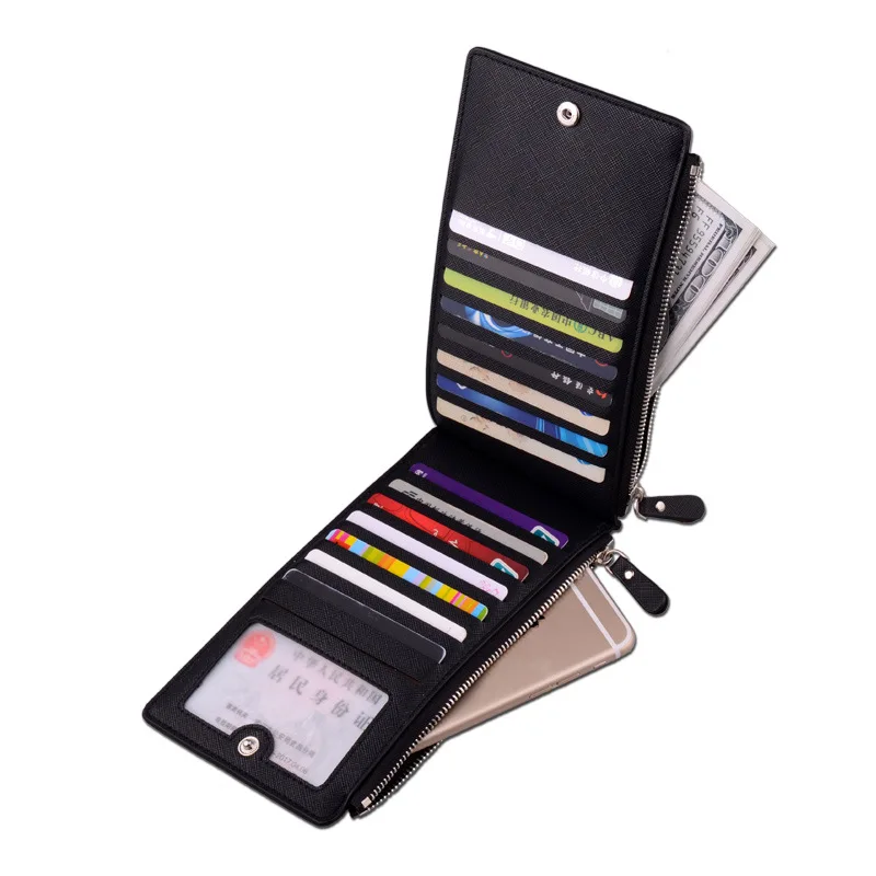 Large Capacity 15 Slots Card Holders Men Leather Wallet Famous Brand Bifold Money Purse Fashion Male Cash Long Coin Pocket
Large Capacity 15 Slots Card Holders Men Leather Wallet Famous Brand Bifold Money Purse Fashion Male Cash Long Coin Pocket