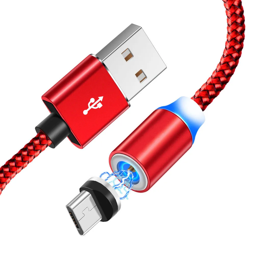 Магнитный usb кабель Type C для Huawei P8 P9 P20 P30 lite P Smart 2019 Samsung A50 быстрая зарядка Micro USB Redmi 4X