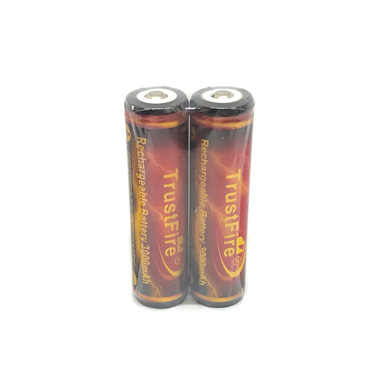2pcs/lot TrustFire 18650 Golden Protected Battery 3.7V 3000mAh Rechargeable Lithium Batteries with PCB For Flashlights Torch
2pcs/lot TrustFire 18650 Golden Protected Battery 3.7V 3000mAh Rechargeable Lithium Batteries with PCB For Flashlights Torch