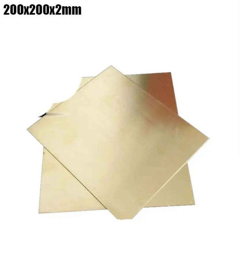 200x200x2mm high tenacity Brass Plate Rivet nut Thin slice Brass paper Plate 1 piece
200x200x2mm high tenacity Brass Plate Rivet nut Thin slice Brass paper Plate 1 piece