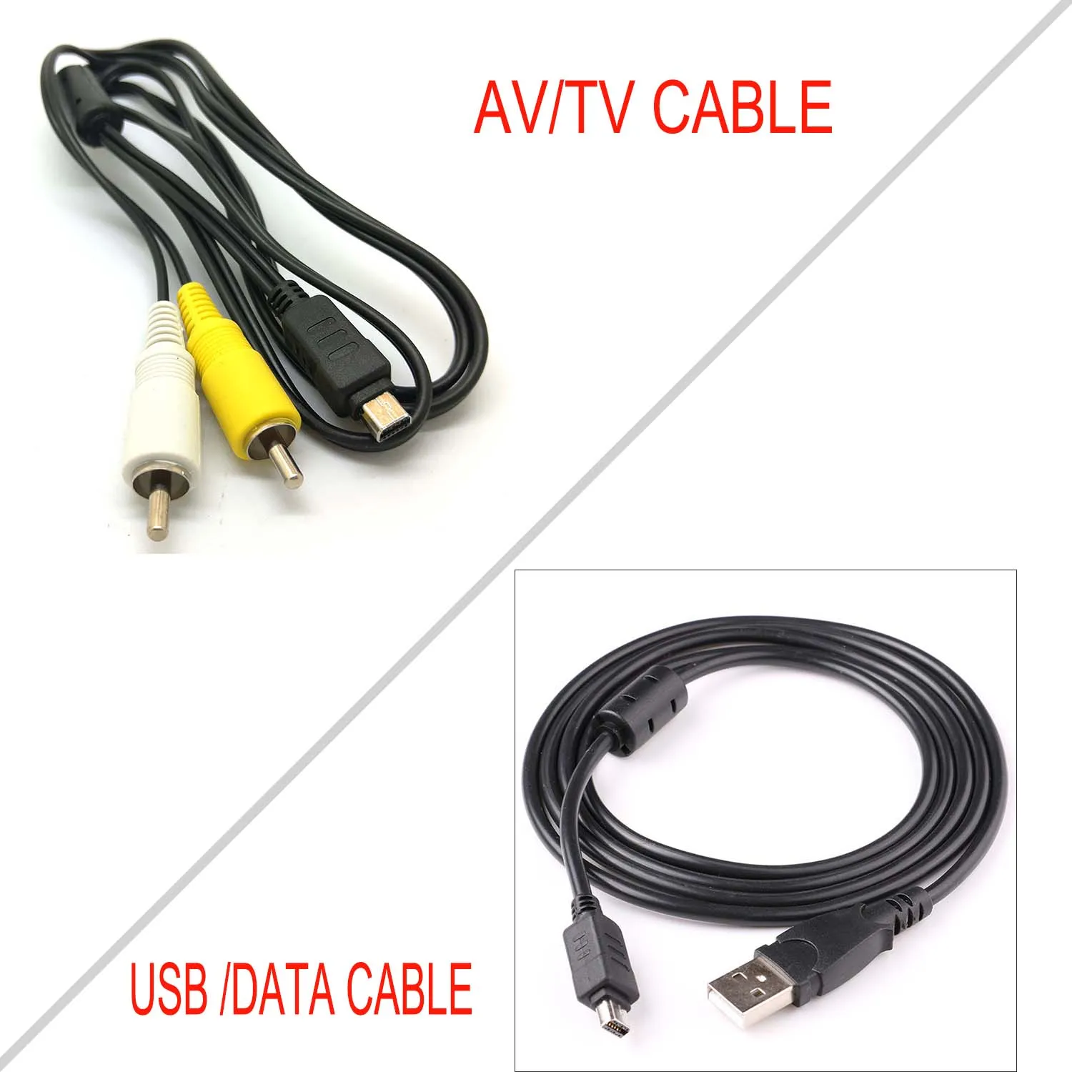 2в1 USB/AV ТВ кабель для синхронизации данных CB-USB6 Olympus Stylus1020 1030 1040 1060 1050SW mju 740 750 760 770
