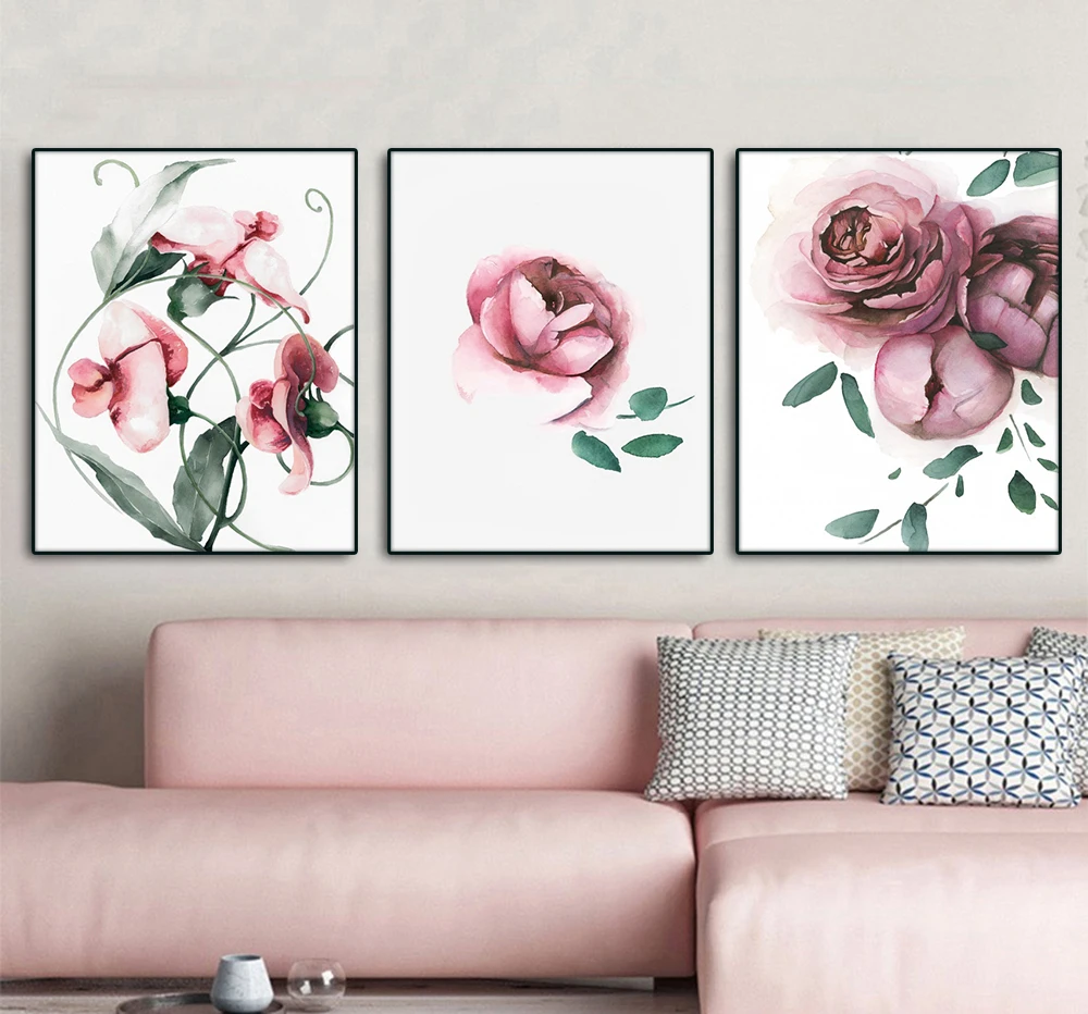 Watercolor Flowers Wall Pictures Art Poster Print Canvas Painting Calligraphy Decorative Picture for Living Room Home Decor
Watercolor Flowers Wall Pictures Art Poster Print Canvas Painting Calligraphy Decorative Picture for Living Room Home Decor